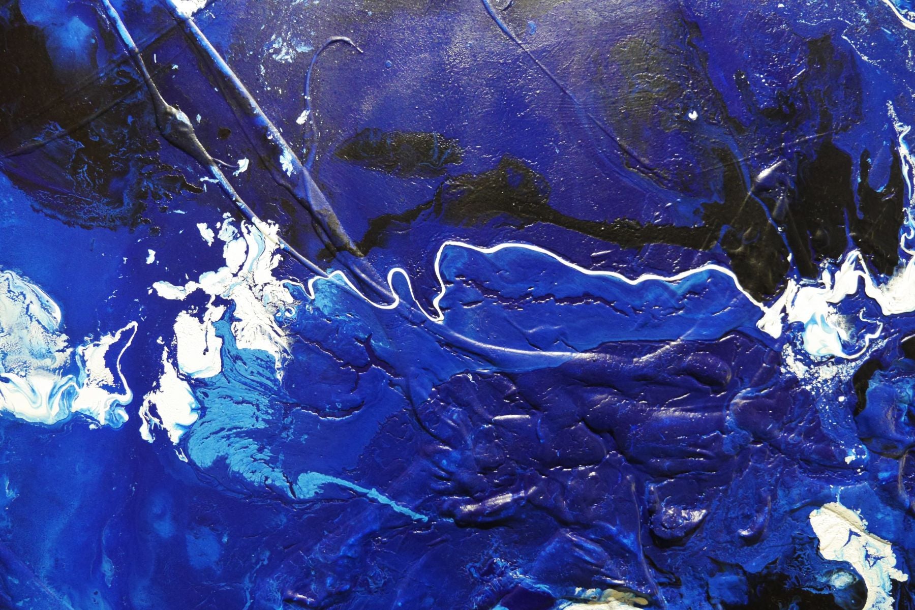 Into The Blue 200cm x 120cm Textured Abstract Painting