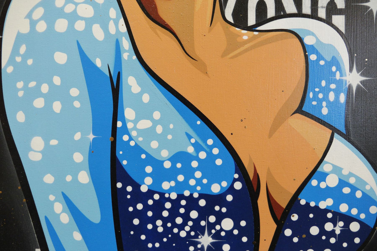 New York Babe 160cm x 60cm Urban Pop Art Painting