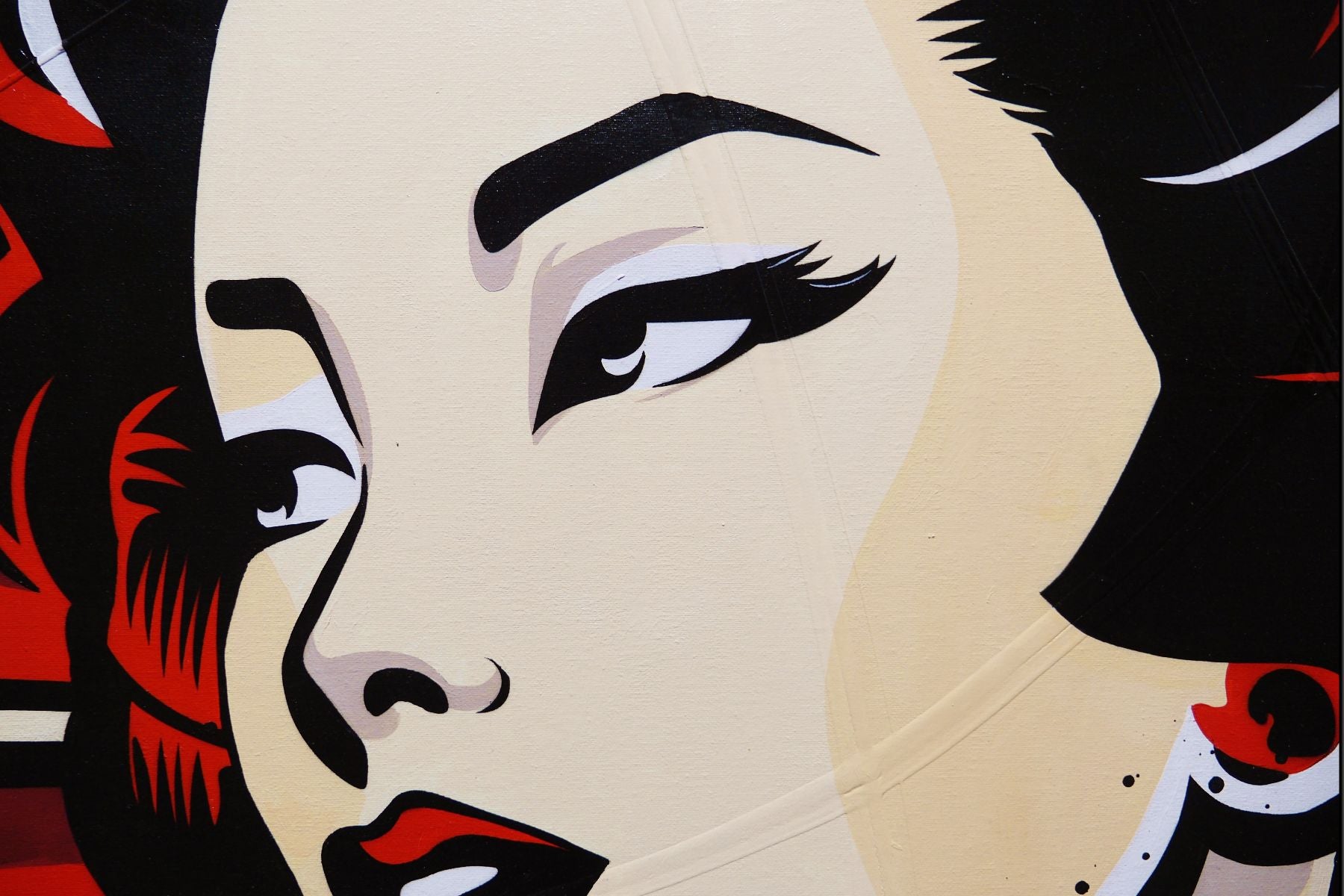 Racing Hearts 100cm x 100cm Classic Pop Art Painting