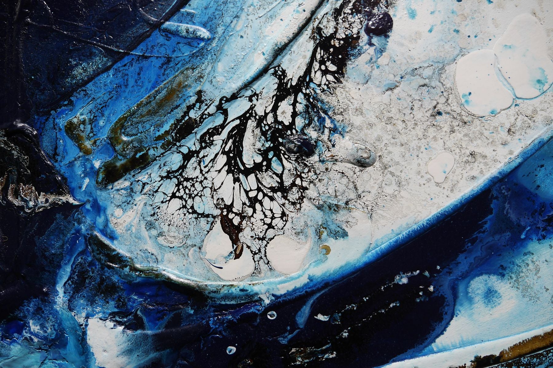 Cobalt Intuition 200cm x 120cm Textured Abstract Painting