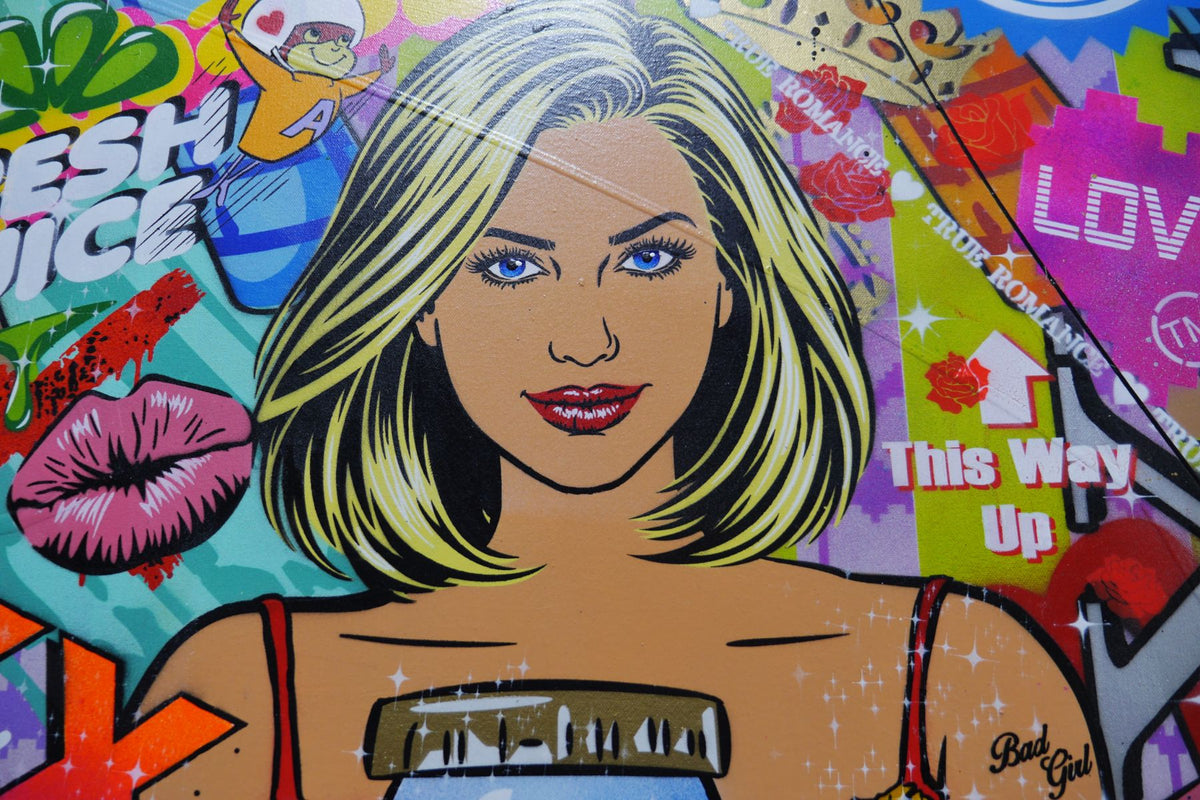 Hypnotic 200cm x 80cm Cocacola Bottle Textured Urban Pop Art Painting
