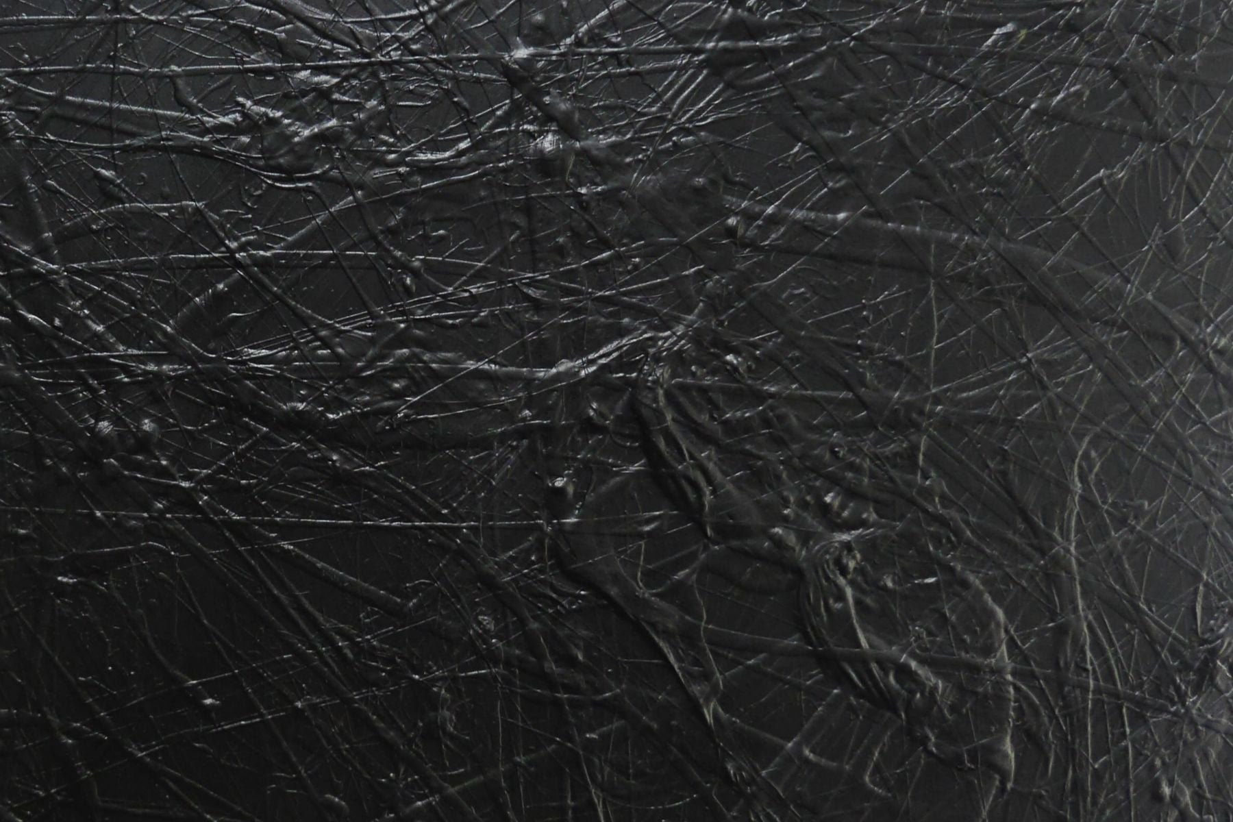 Wicked Nero 120cm x 120cm Black Textured Abstract Painting (SOLD)