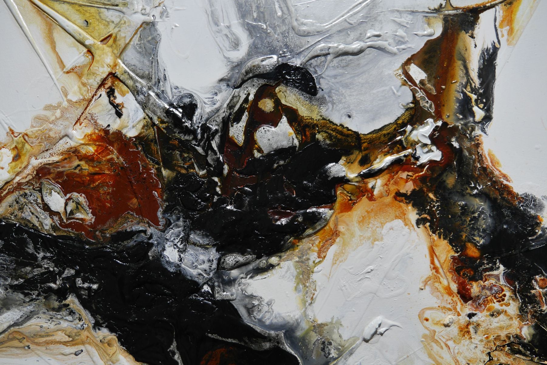 Rusted Embargo 190cm x 100cm Rustic Textured Abstract Painting (SOLD)