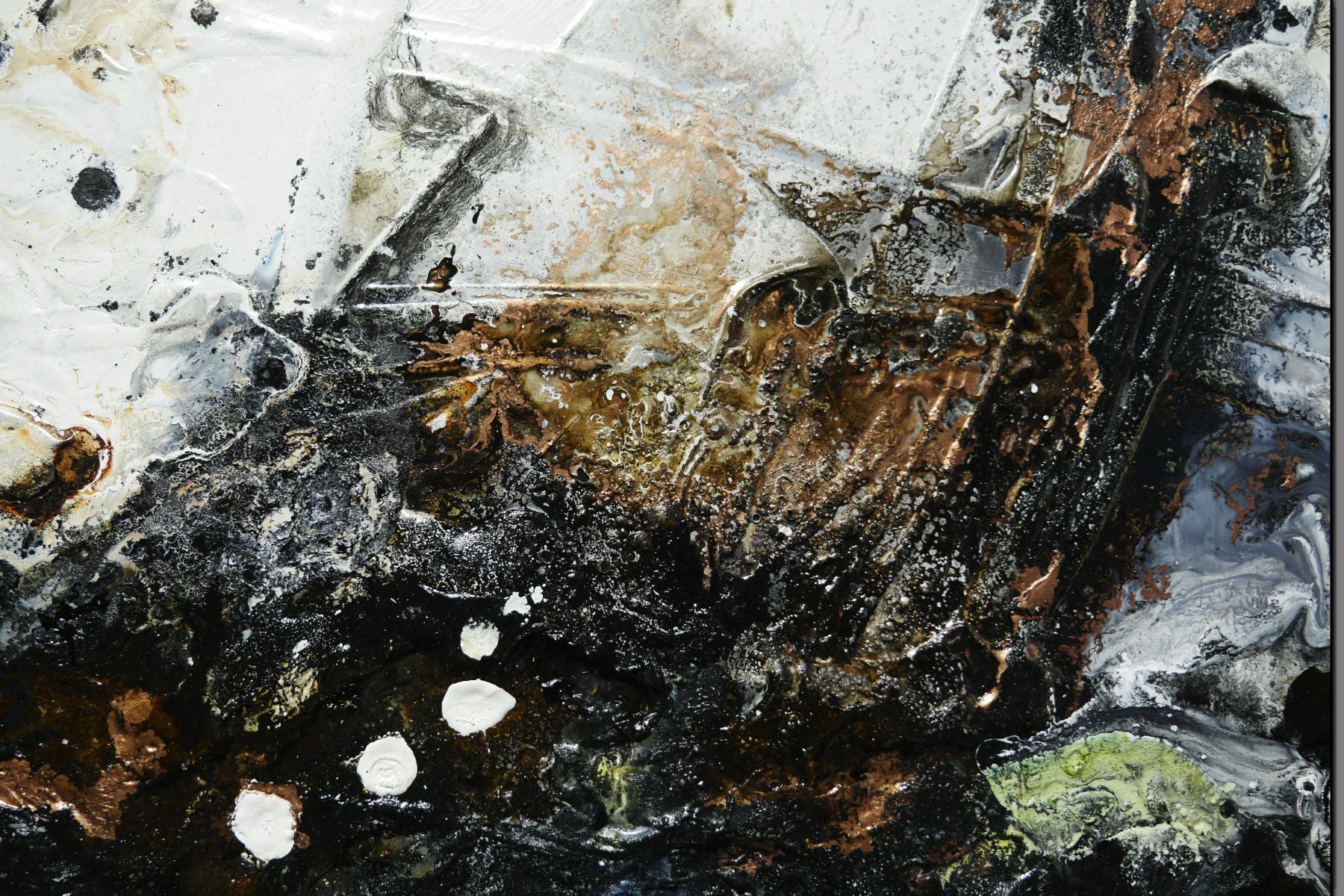 Sequential 240cm x 100cm Textured Abstract Painting (SOLD)