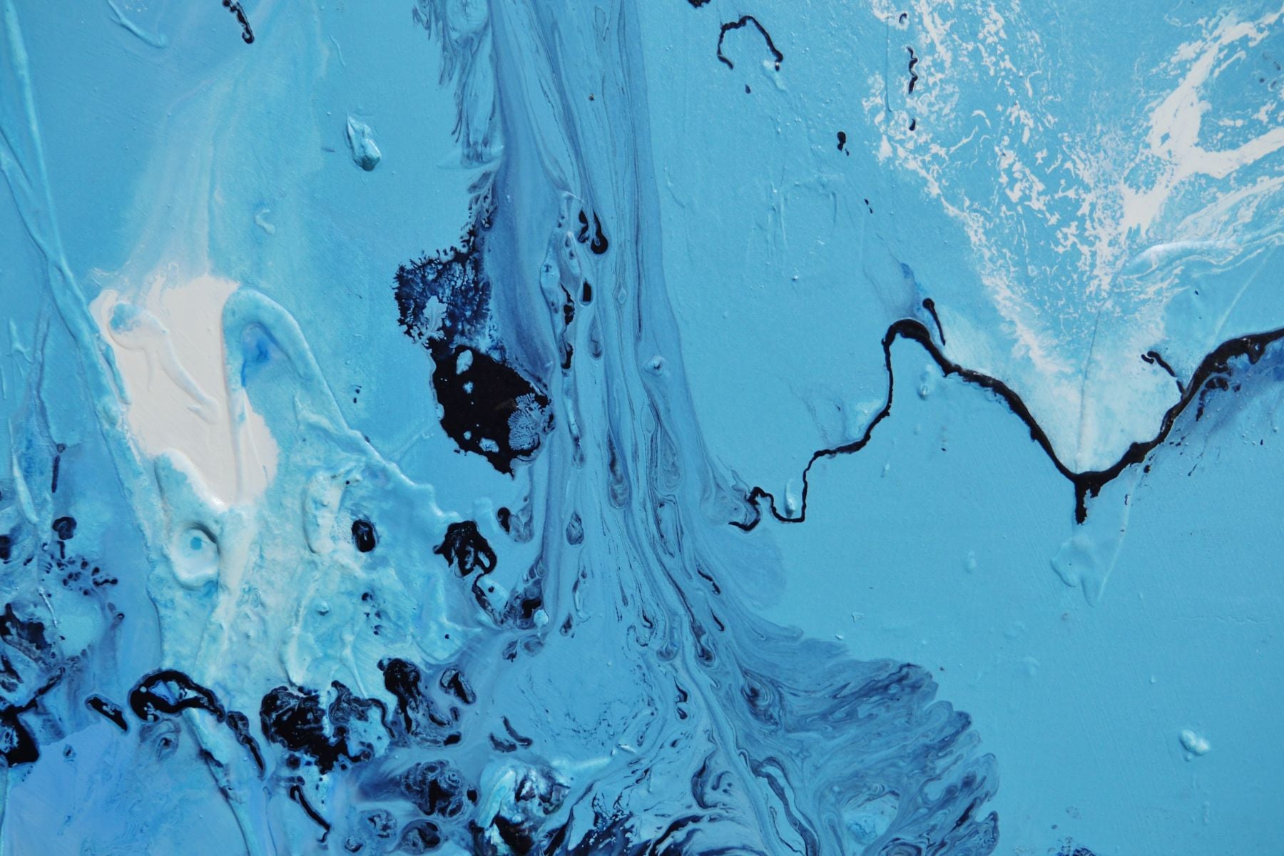 Aquarius 140cm x 180cm Textured Abstract Painting (SOLD)