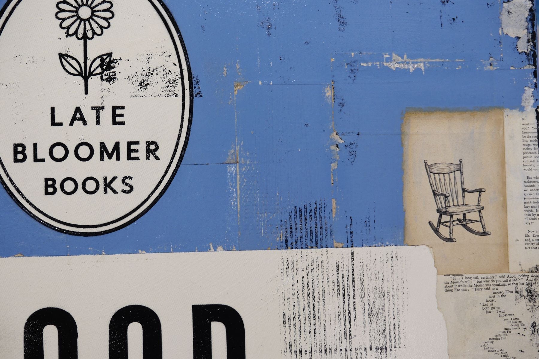 Late Bloomer Life Skills 31 100cm x 140cm Urban Pop Book Club Painting