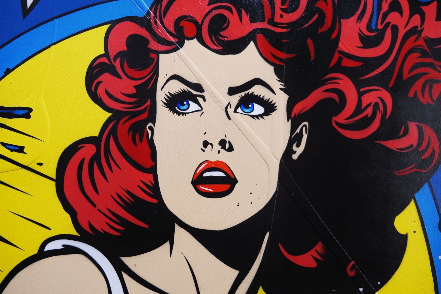 Blaster in Hand 160cm x 100cm Space Classic Pop Art Painting