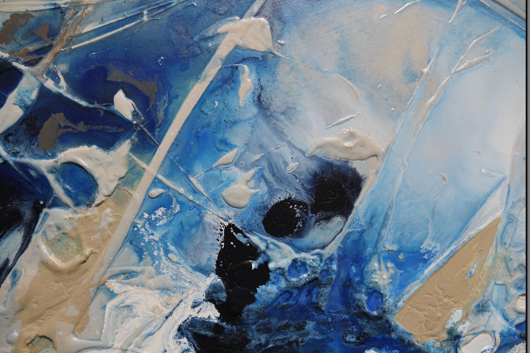 The Tempest 190cm x 100cm Textured Abstract Painting (SOLD)