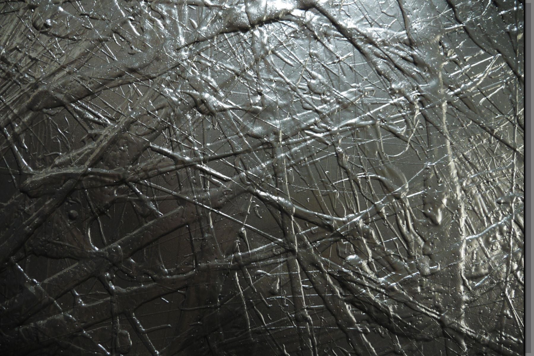 Wicked Ways 145cm x 145cm Black Textured Abstract Painting