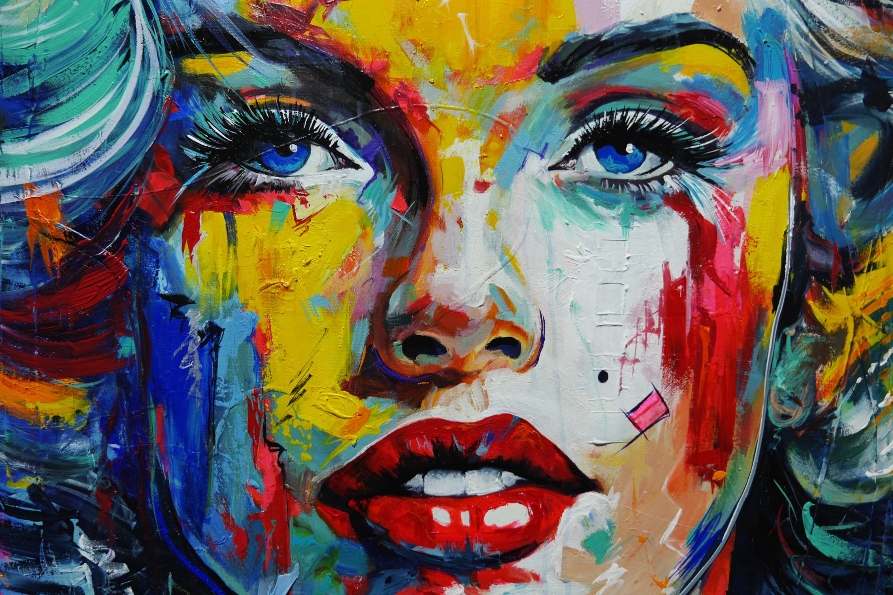 "Her" 120cm x 120cm Abstract Realism Textured Painting FRAME INC (SOLD)