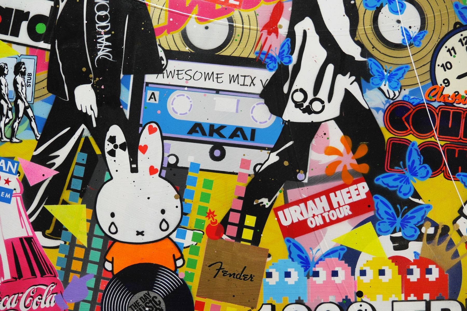 Live In Concert 160cm x 100cm Music Textured Urban Pop Art Painting