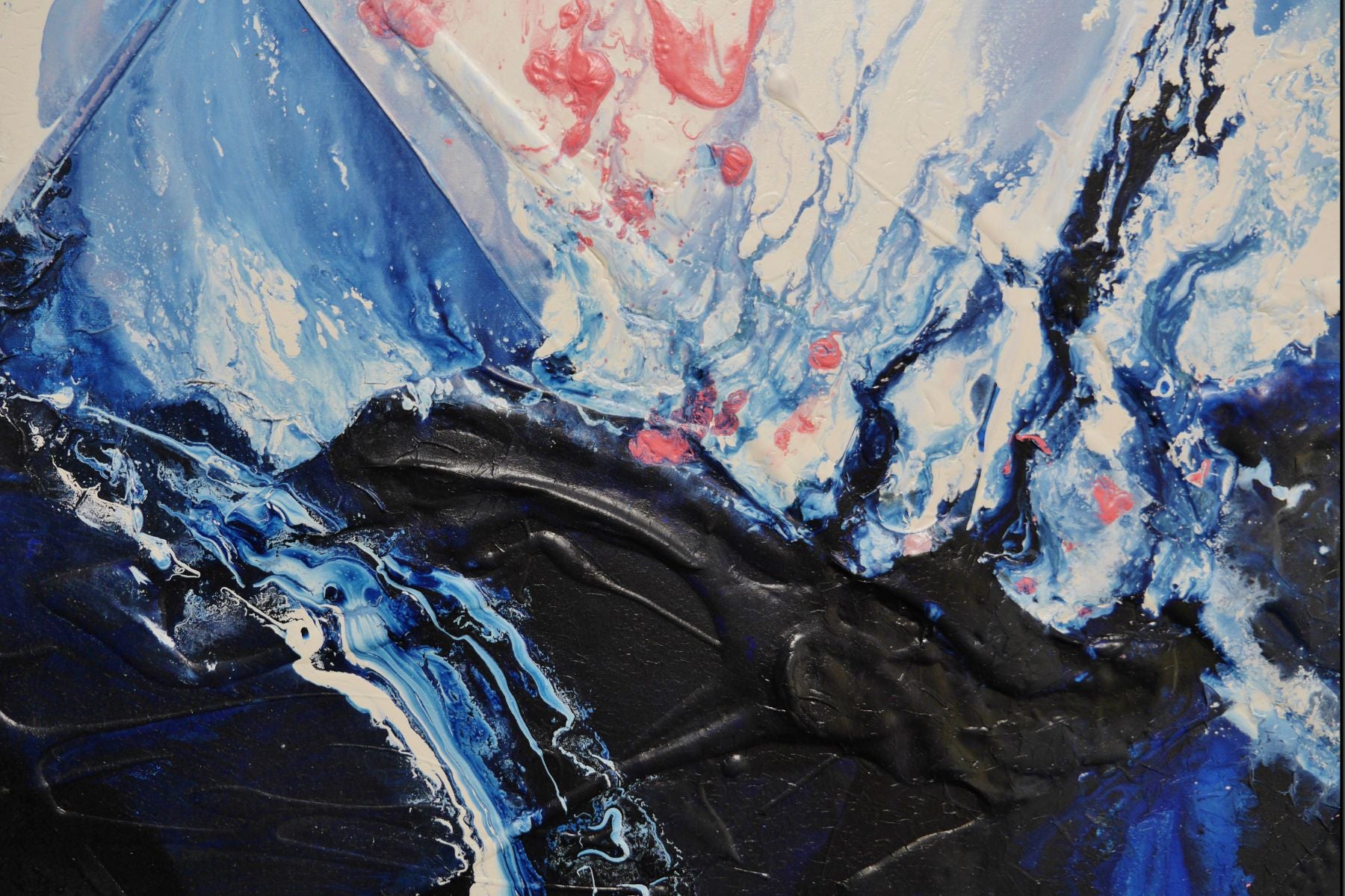 Midnight Magenta 200cm x 80cm Textured Abstract Painting