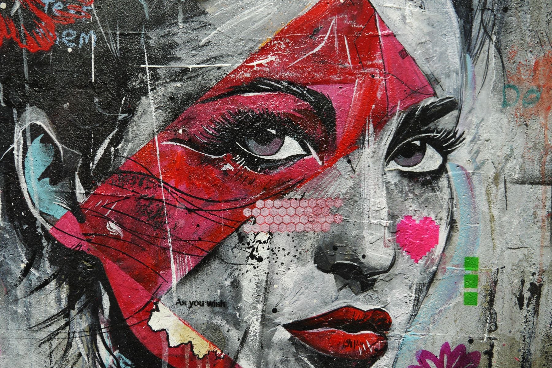 Jade 90cm x 90cm Industrial Concrete Textured Urban Pop Art Painting