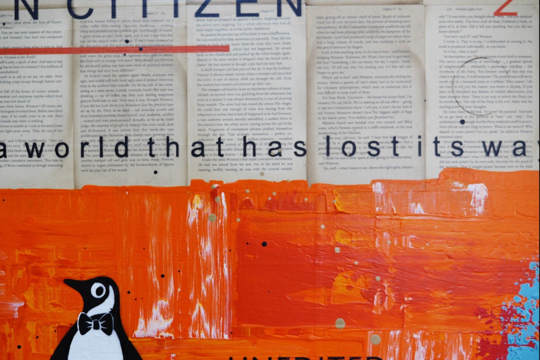 Just Like Before 100cm x 140cm Urban Pop Book Club Painting (SOLD)