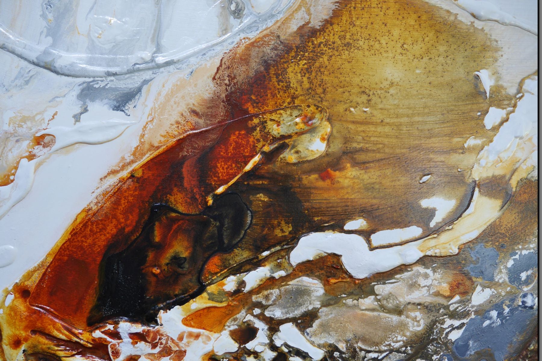 Transact 190cm x 100cm Textured Abstract Painting (SOLD)