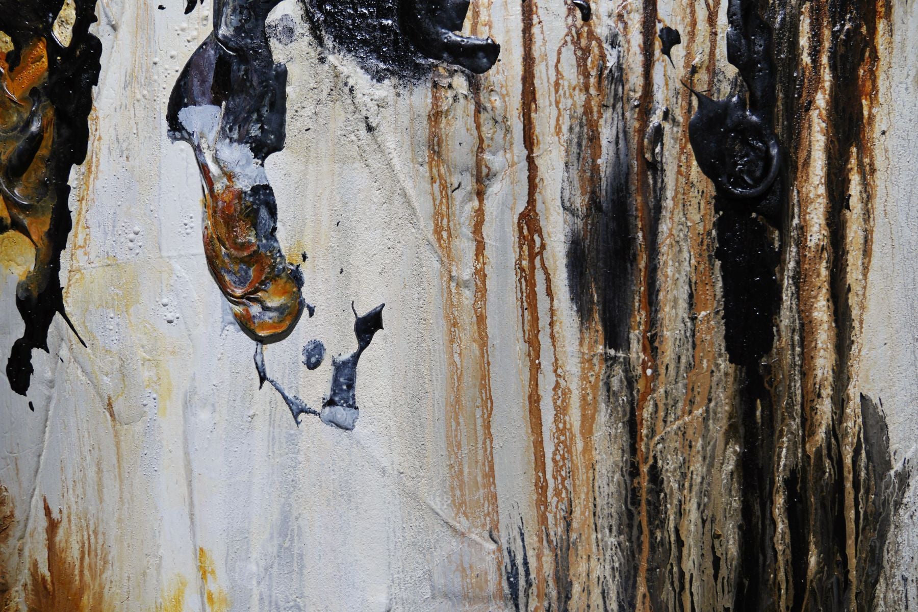 Ghosted Gum 140cm x 180cm Rustic Textured Abstract Painting