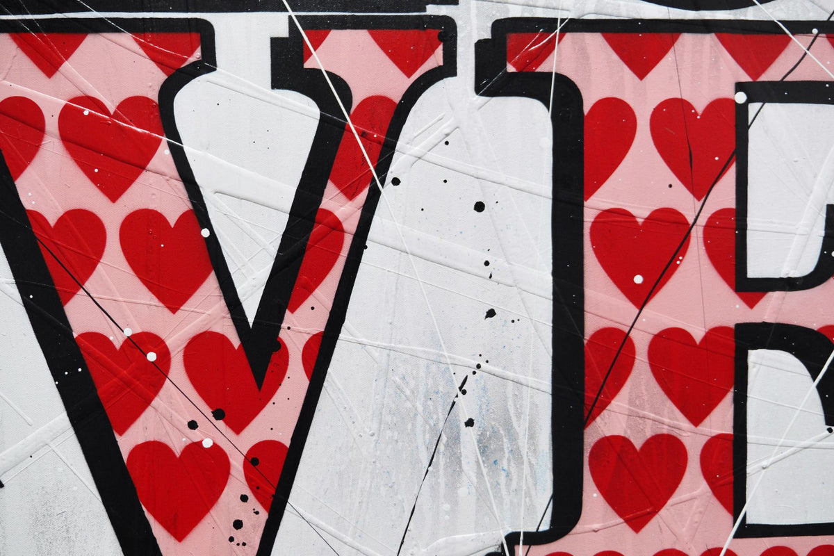 The Love Effect 140cm x 100cm Campbells Soup Textured Urban Pop Art Painting