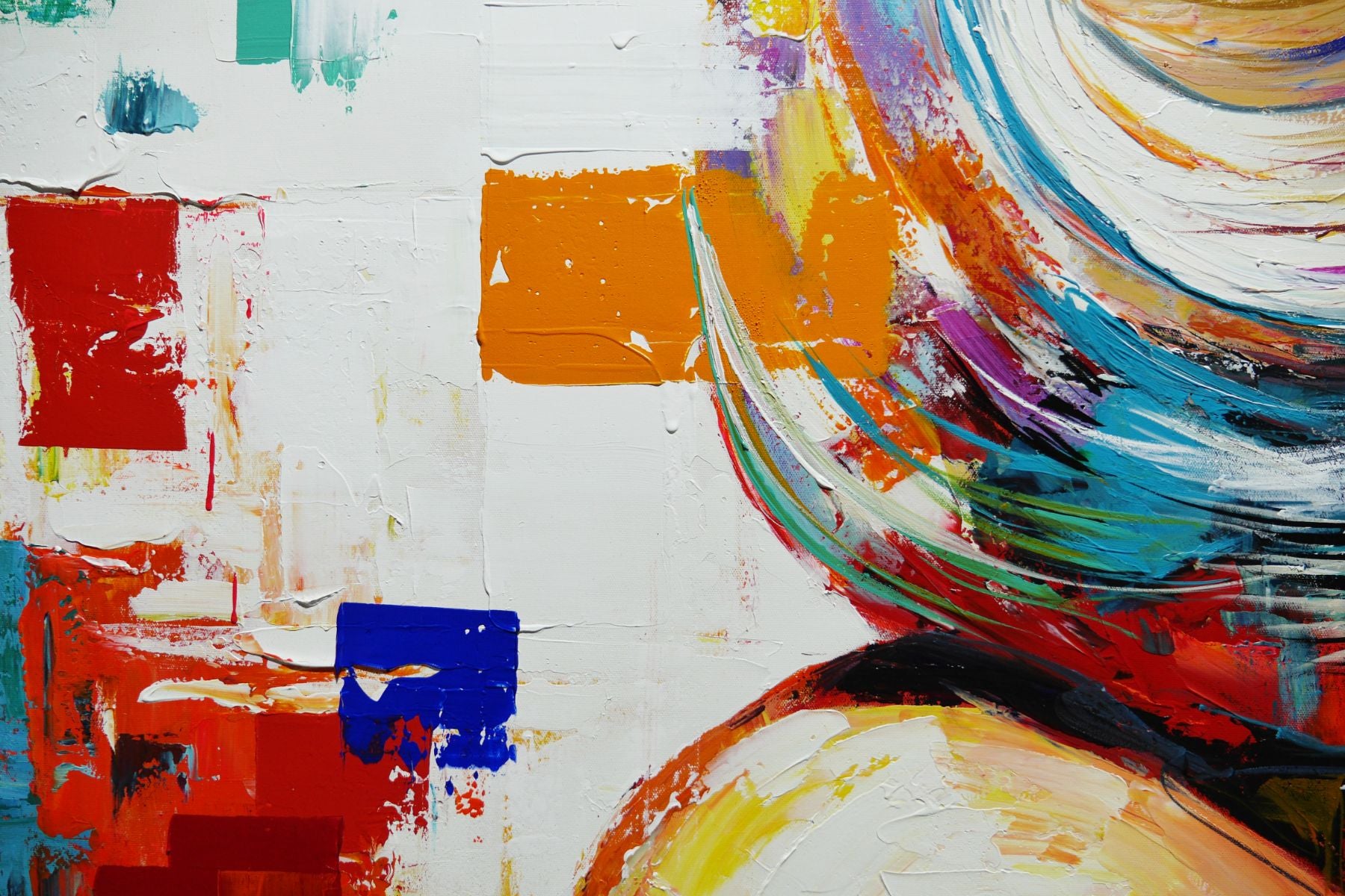 Hot Stuff 270cm x 120cm FRAME INC Textured Abstract Realism Painting