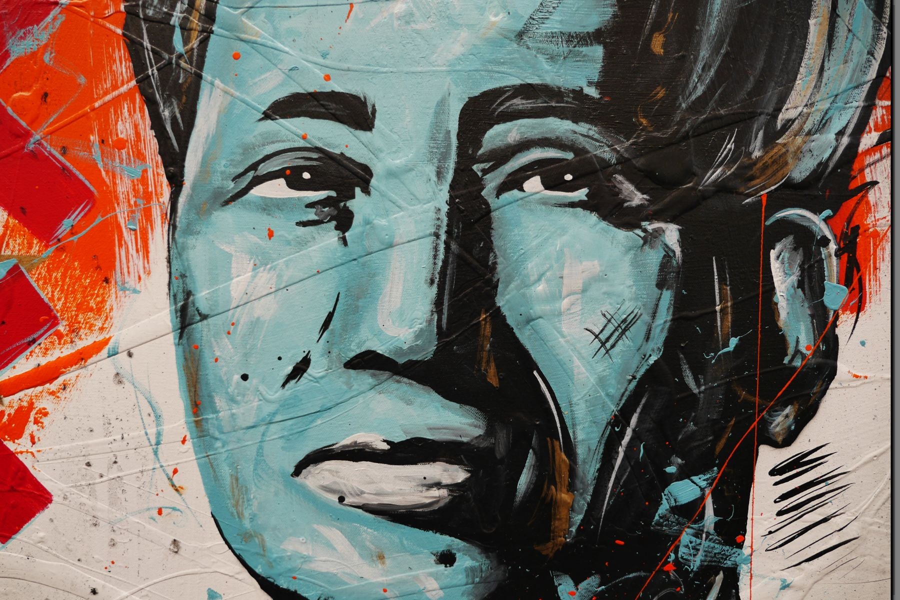 Mr Mao 140cm x 100cm Campbell's Soup Textured Urban Pop Art Painting