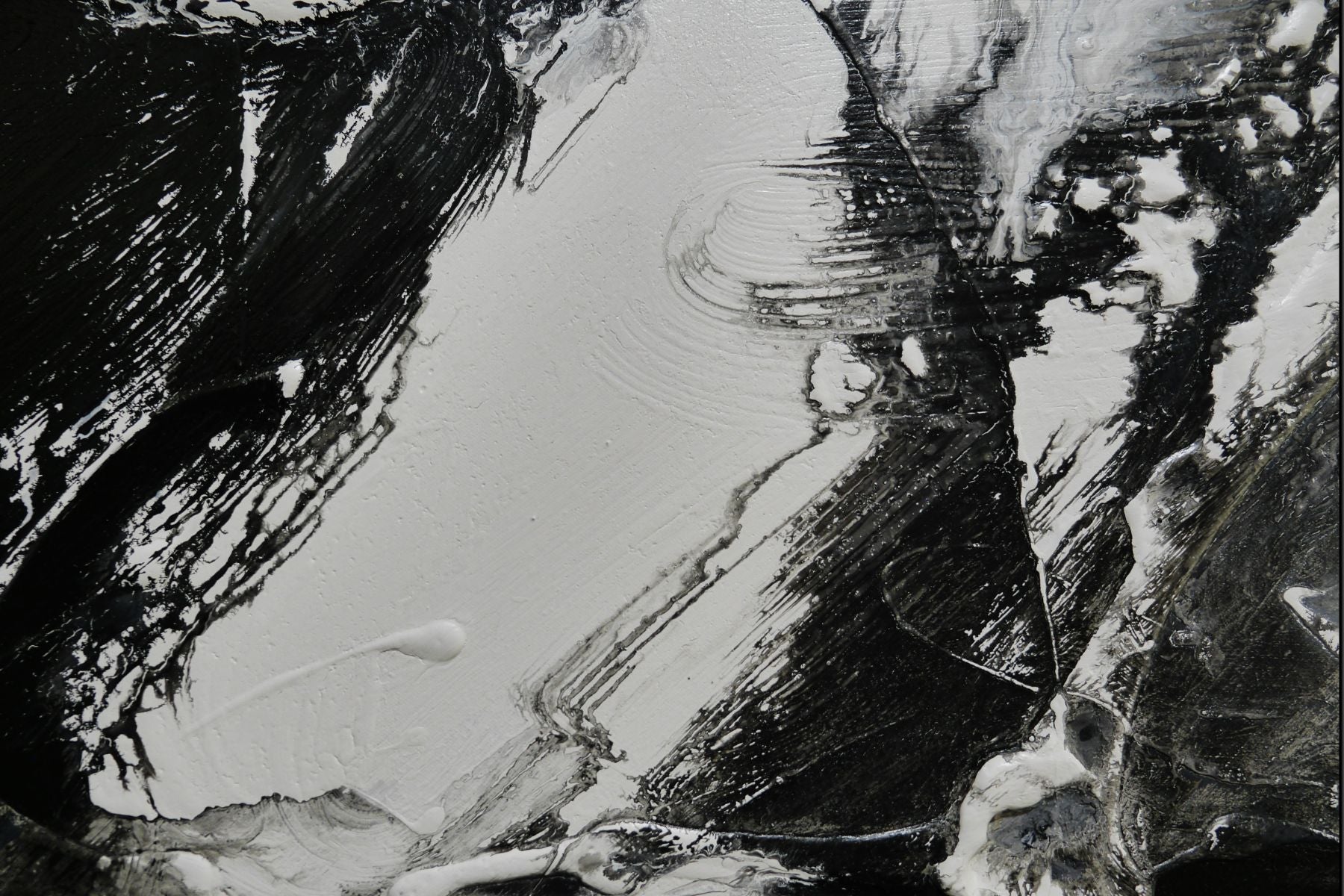 (HOLD REECE) Carbonated 240cm x 100cm Textured Abstract Painting (HOLD REECE)