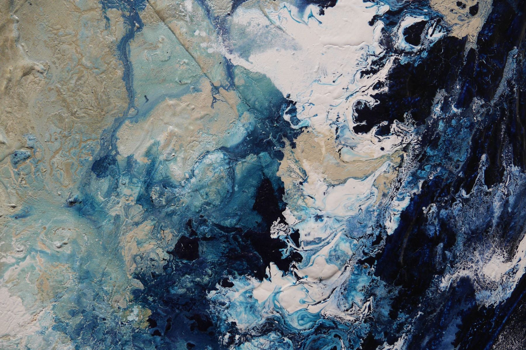 Raw Surf 120cm x 150cm Textured Abstract Painting