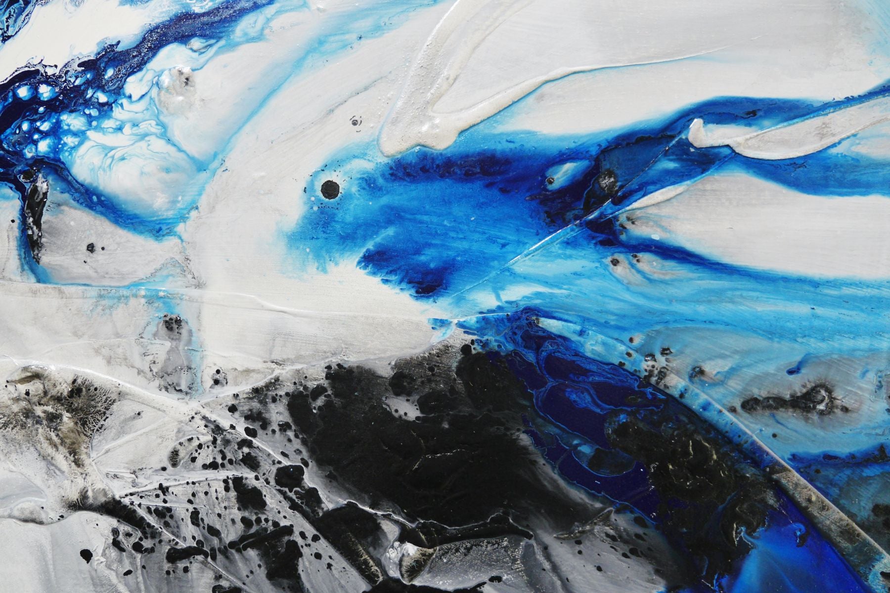 Cobalt Maximus 270cm x 120cm Textured Abstract Painting