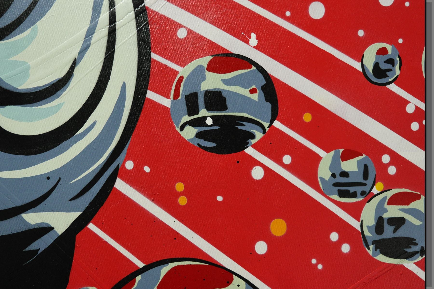 Acid Fire 200cm x 120cm Space Classic Pop Art Painting