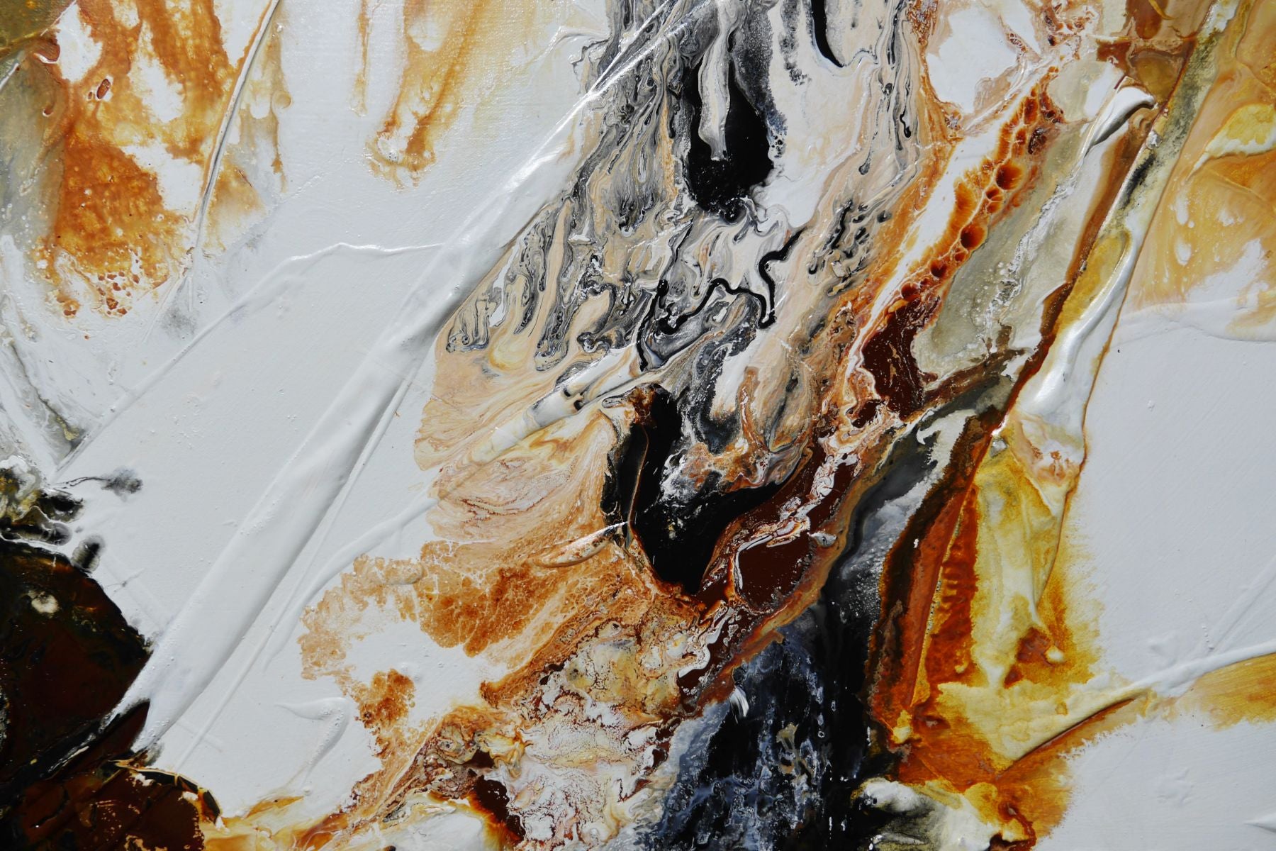 Rusted Embargo 190cm x 100cm Rustic Textured Abstract Painting (SOLD)