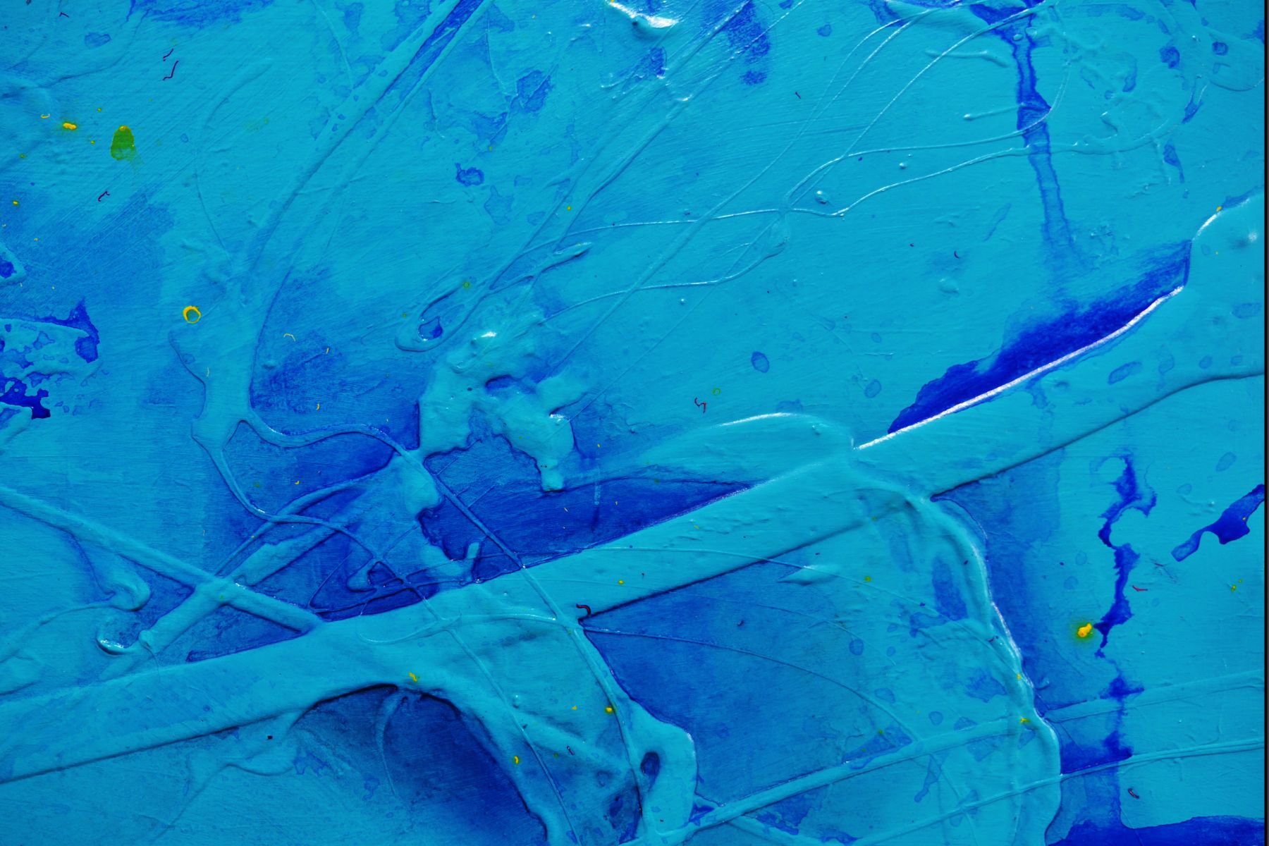 Cobalt Dragon 200cm x 80cm Textured Abstract Painting (SOLD)
