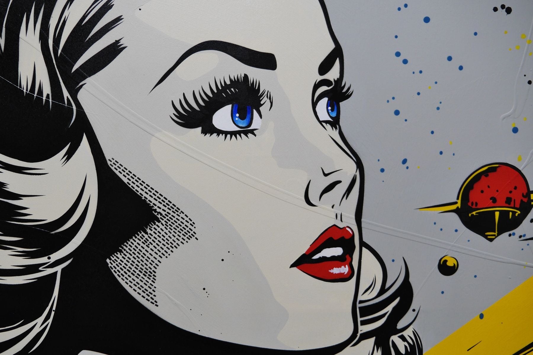 Getting Closer 160cm x 100cm Space Classic Pop Art Painting