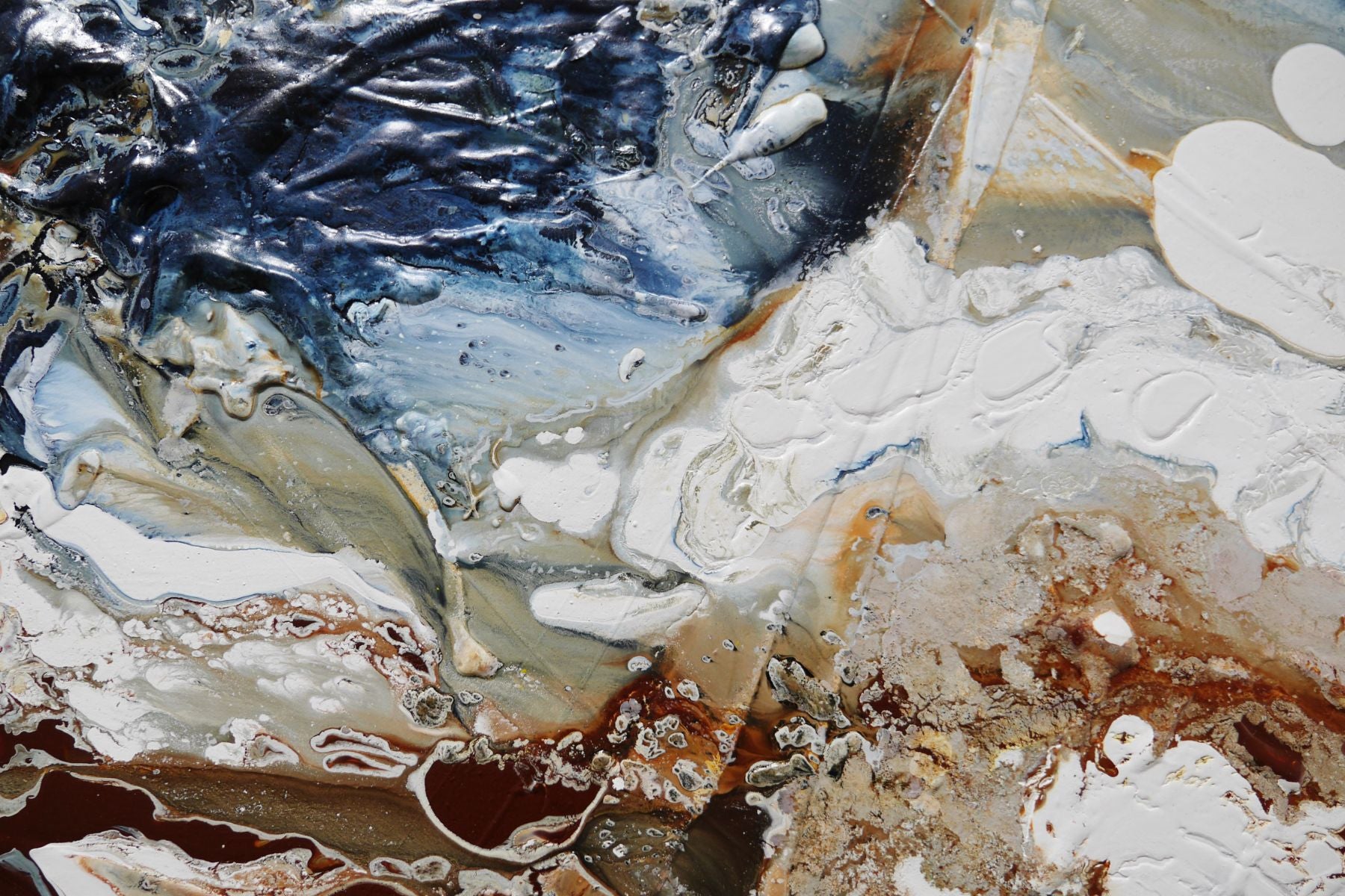 Midnight Rust 160cm x 100cm Rustic Textured Abstract Painting (SOLD)
