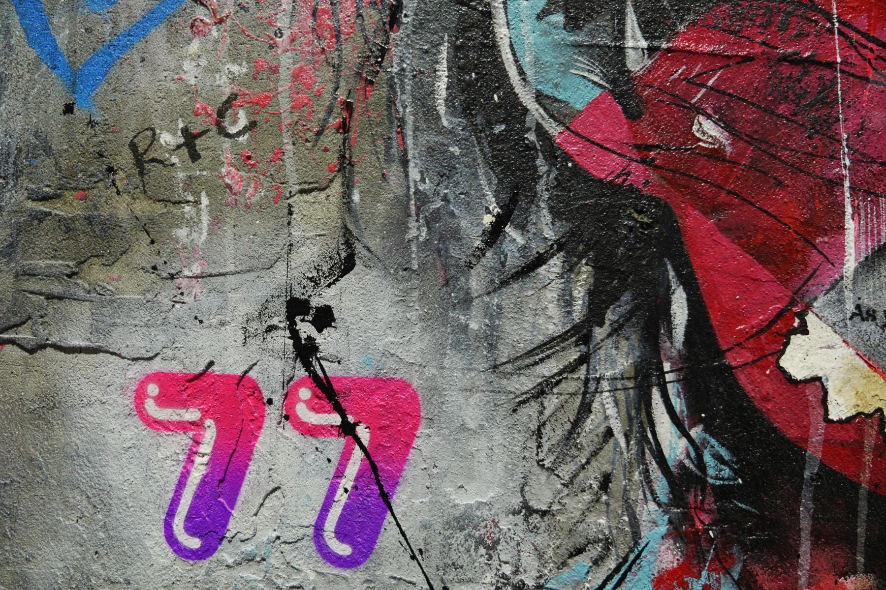 Jade 90cm x 90cm Industrial Concrete Textured Urban Pop Art Painting
