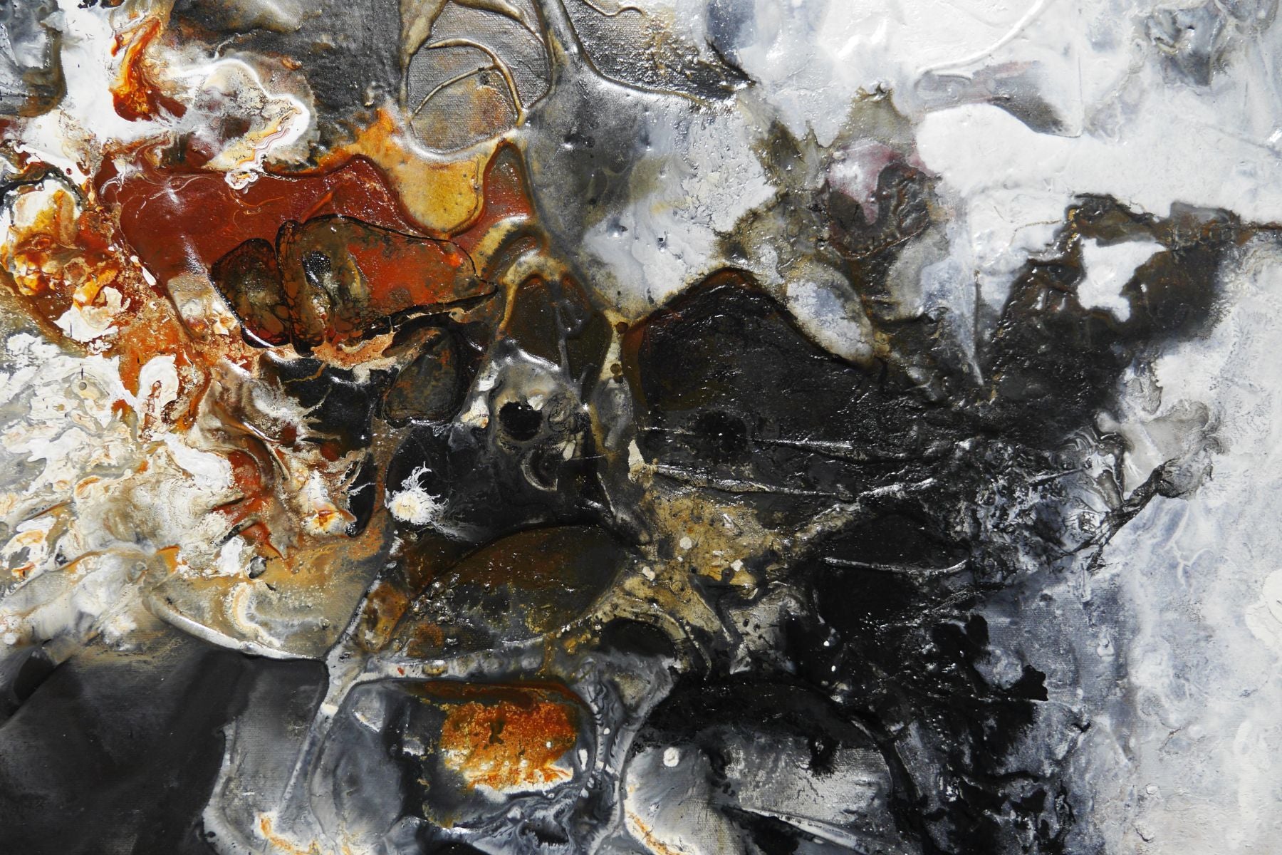 The Crux 160cm x 100cm Rustic Textured Abstract Painting