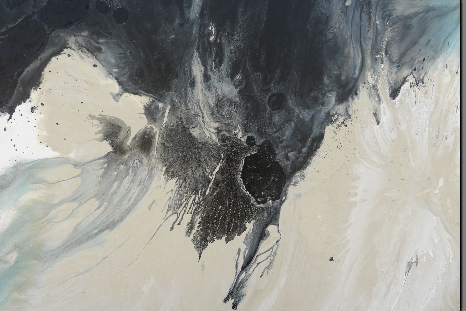 Refined 868 270cm x 120cm Blended Ink Abstract Painting