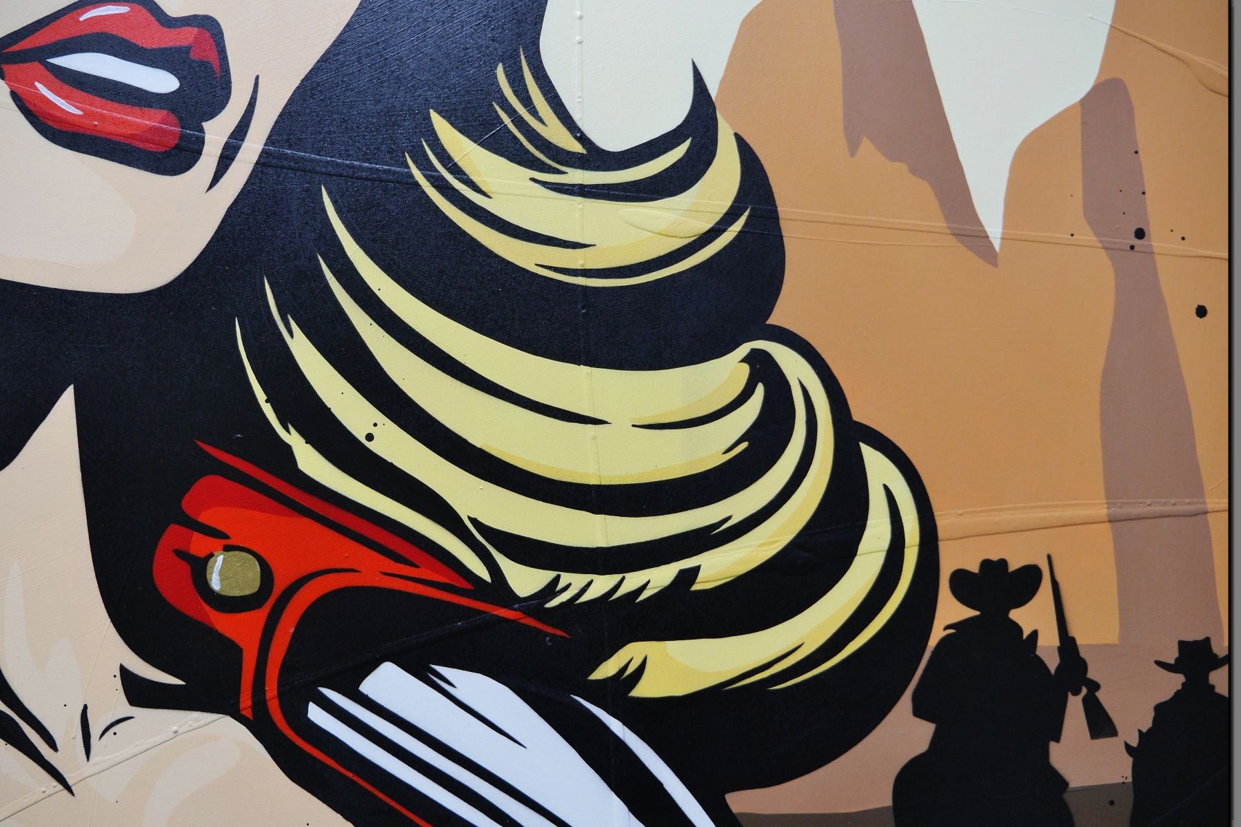Dangerous Requests 190cm x 100cm Cowgirl Classic Pop Art Painting
