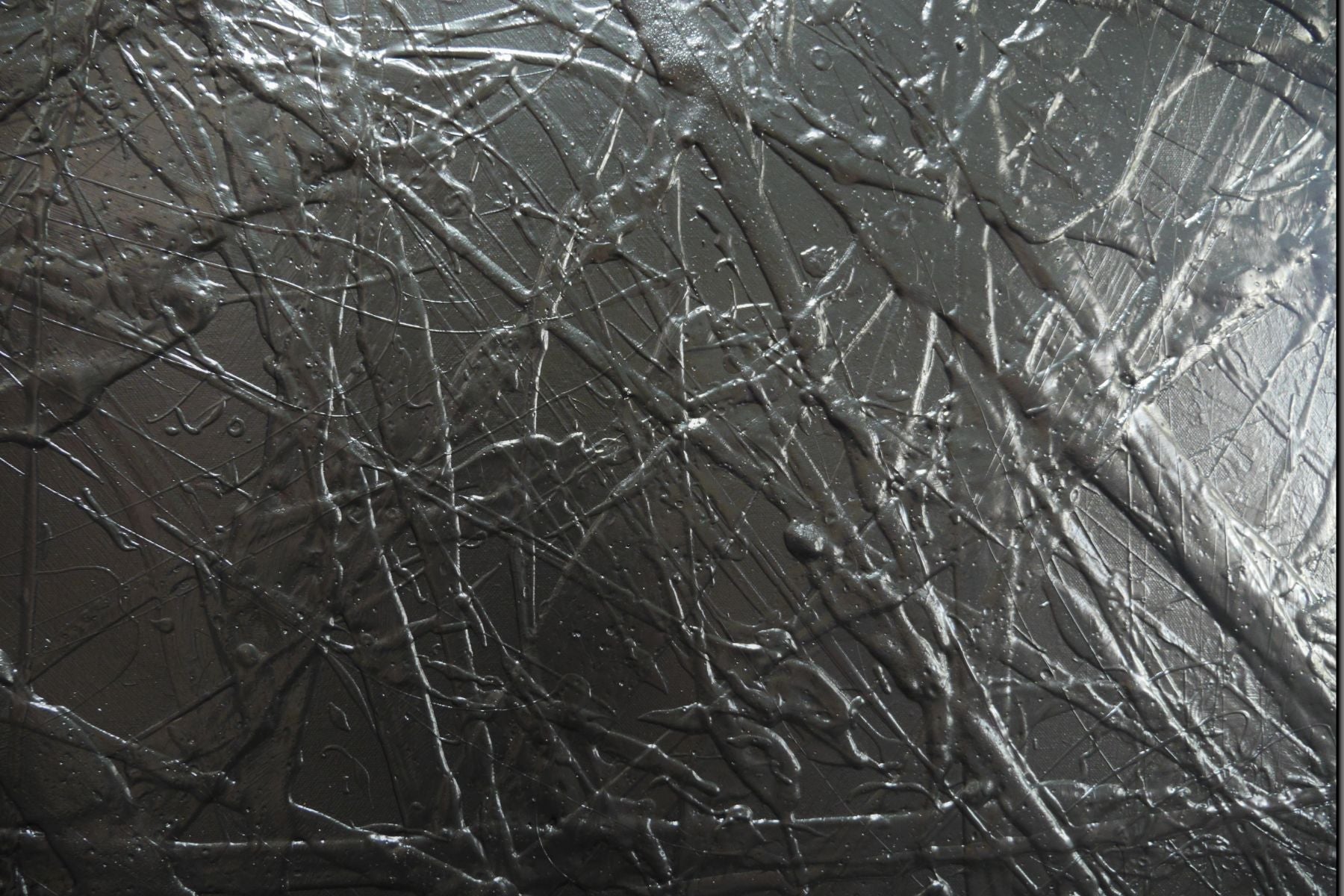 Wicked Ways 145cm x 145cm Black Textured Abstract Painting