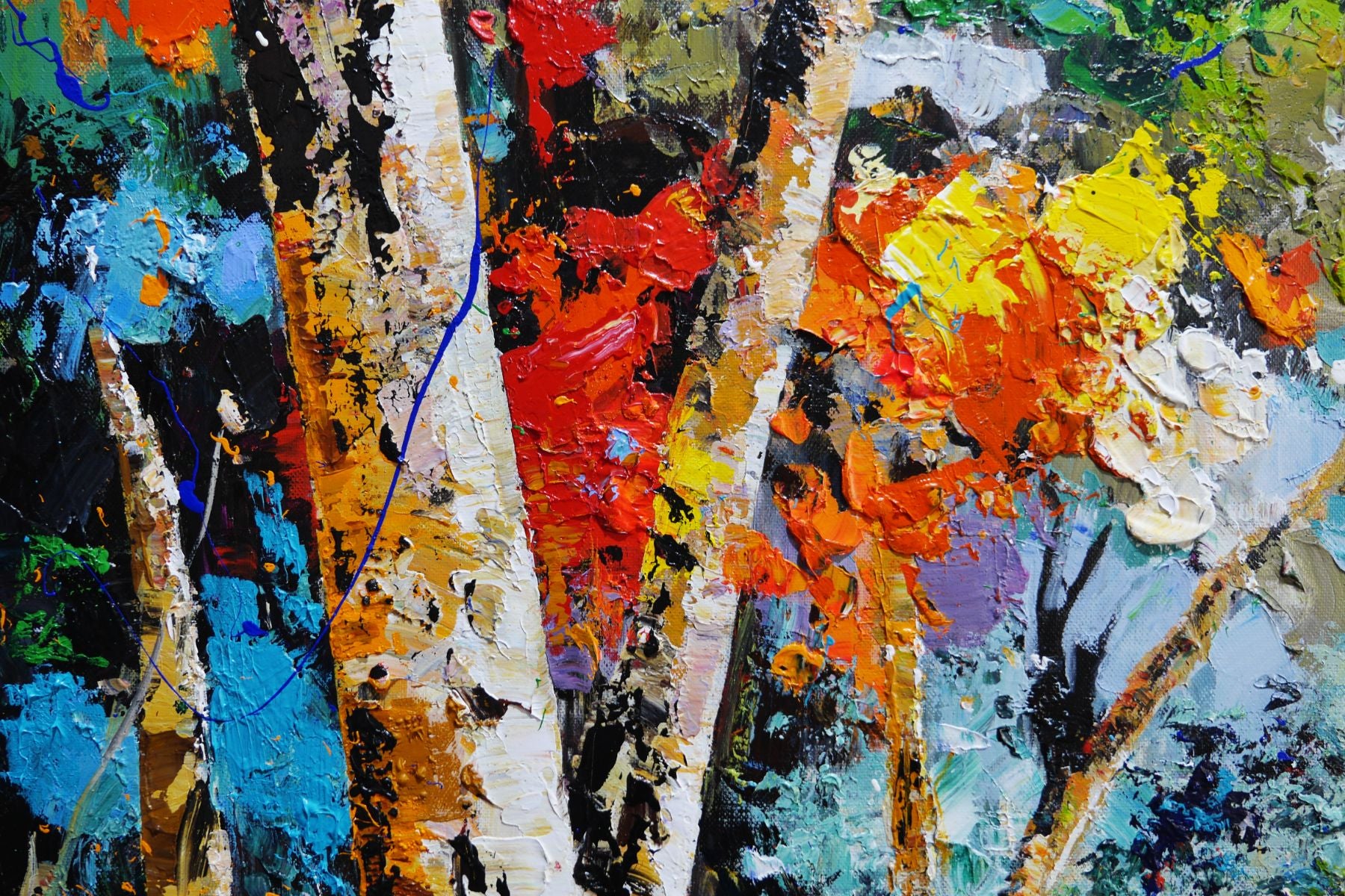 Glass Bay 190cm x 100cm FRAMED Australian Landscape Abstract Realism Textured Painting (SOLD)