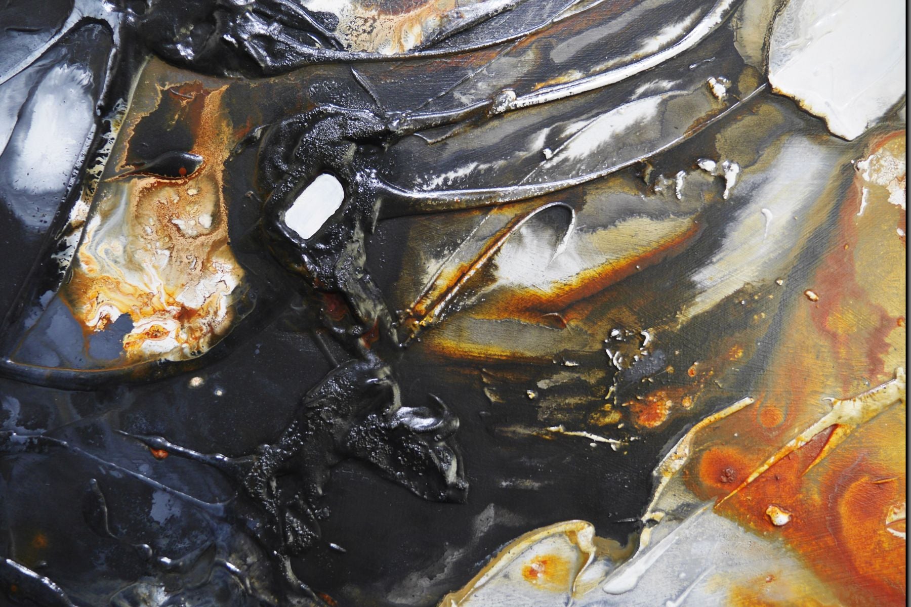 Transact 190cm x 100cm Textured Abstract Painting (SOLD)