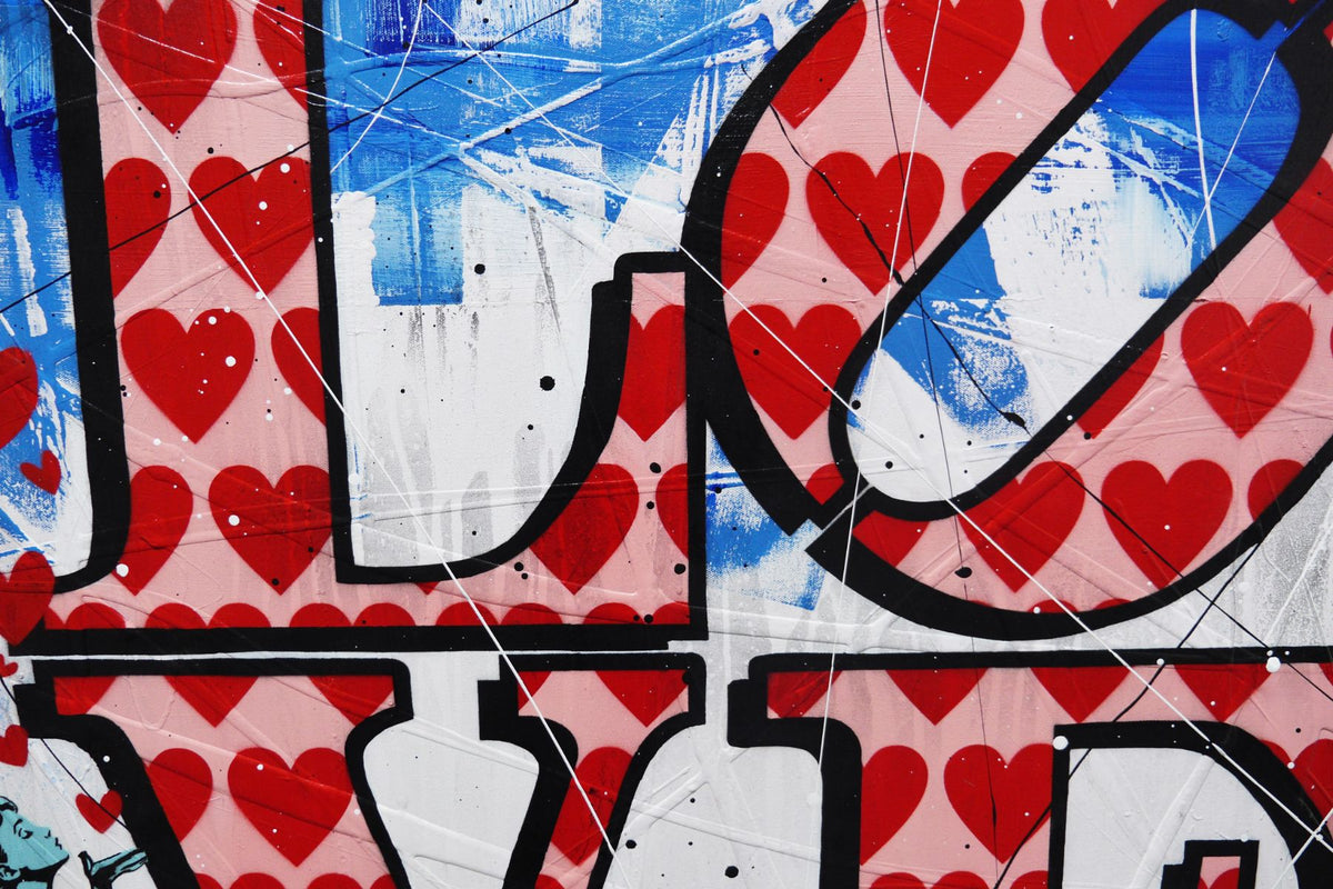 The Love Effect 140cm x 100cm Campbells Soup Textured Urban Pop Art Painting
