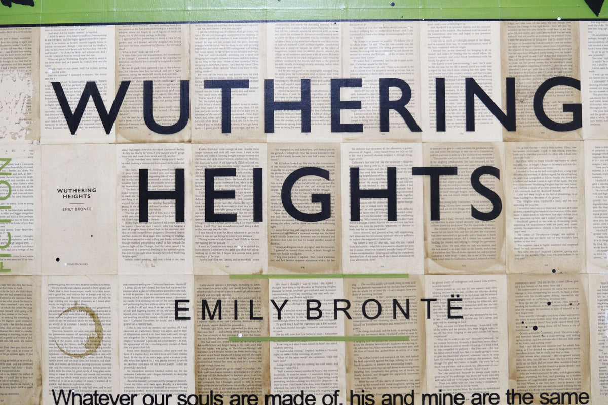 Souls 140cm x 100cm Wuthering Heights Urban Pop Book Club Painting