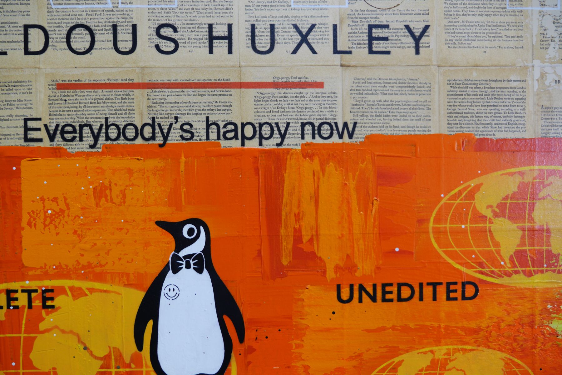 Bravery 100cm x 120cm Urban Pop Book Club Painting