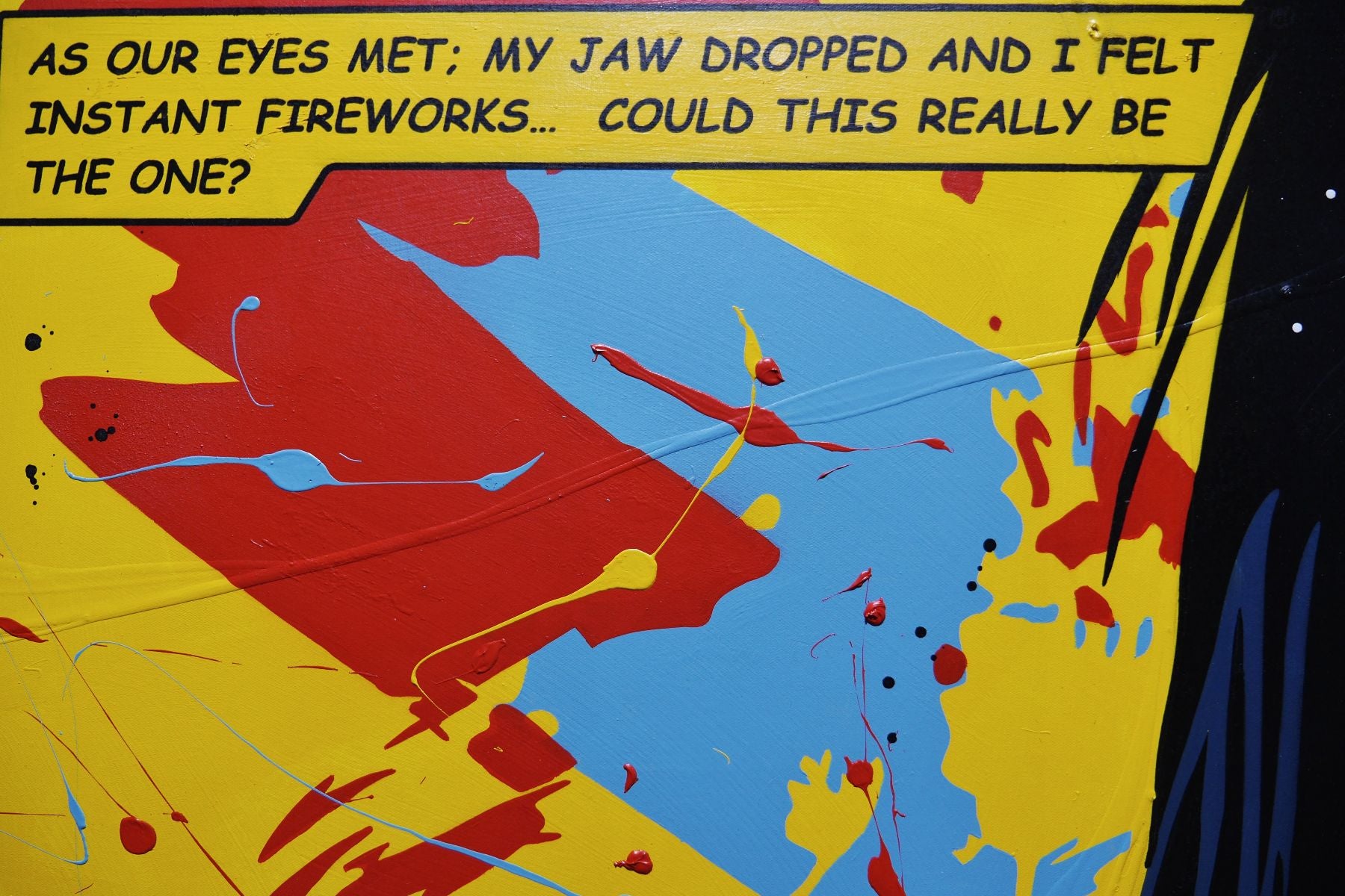 My Jaw Dropped 160cm x 100cm Classic Pop Art Painting