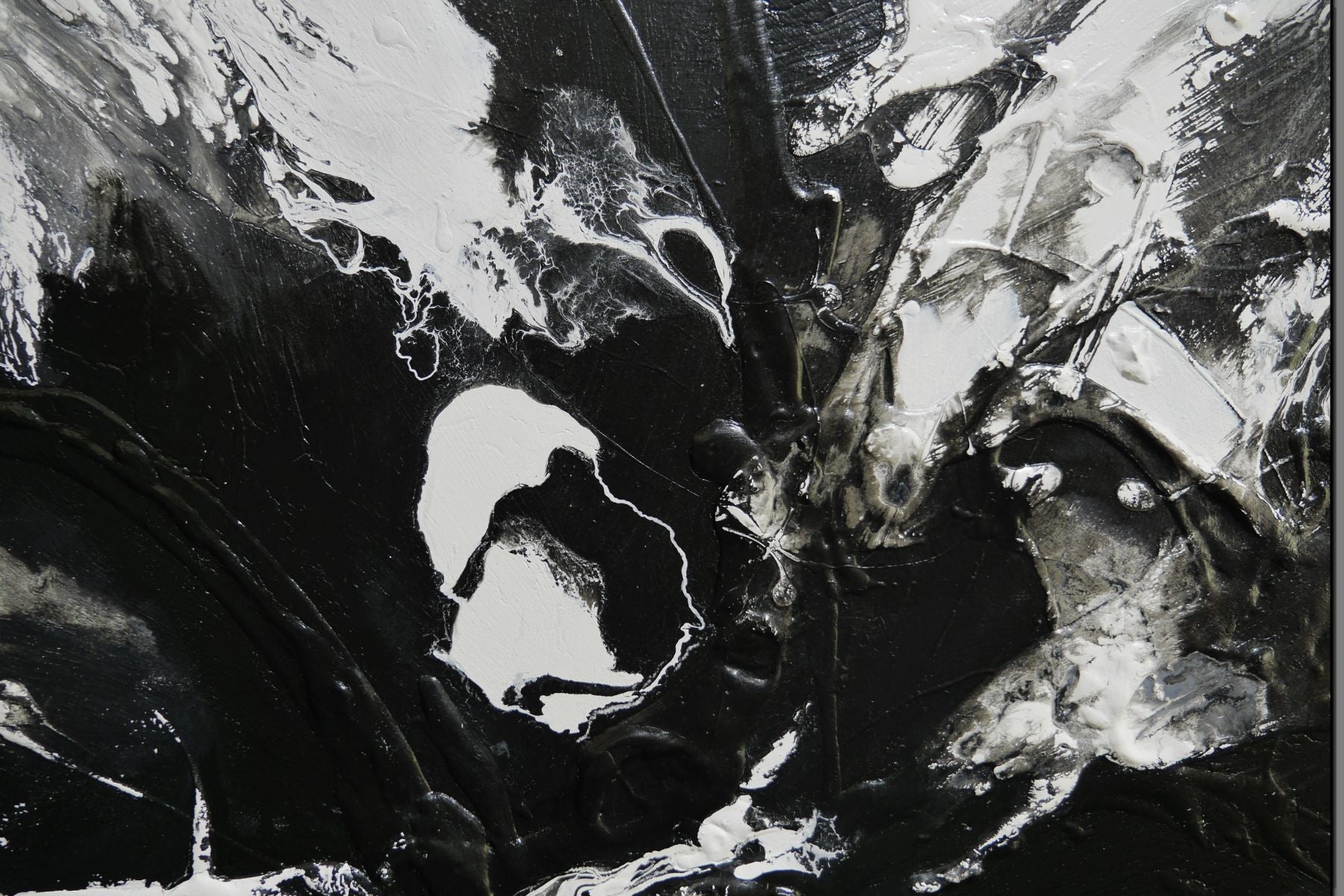 (HOLD REECE) Carbonated 240cm x 100cm Textured Abstract Painting (HOLD REECE)