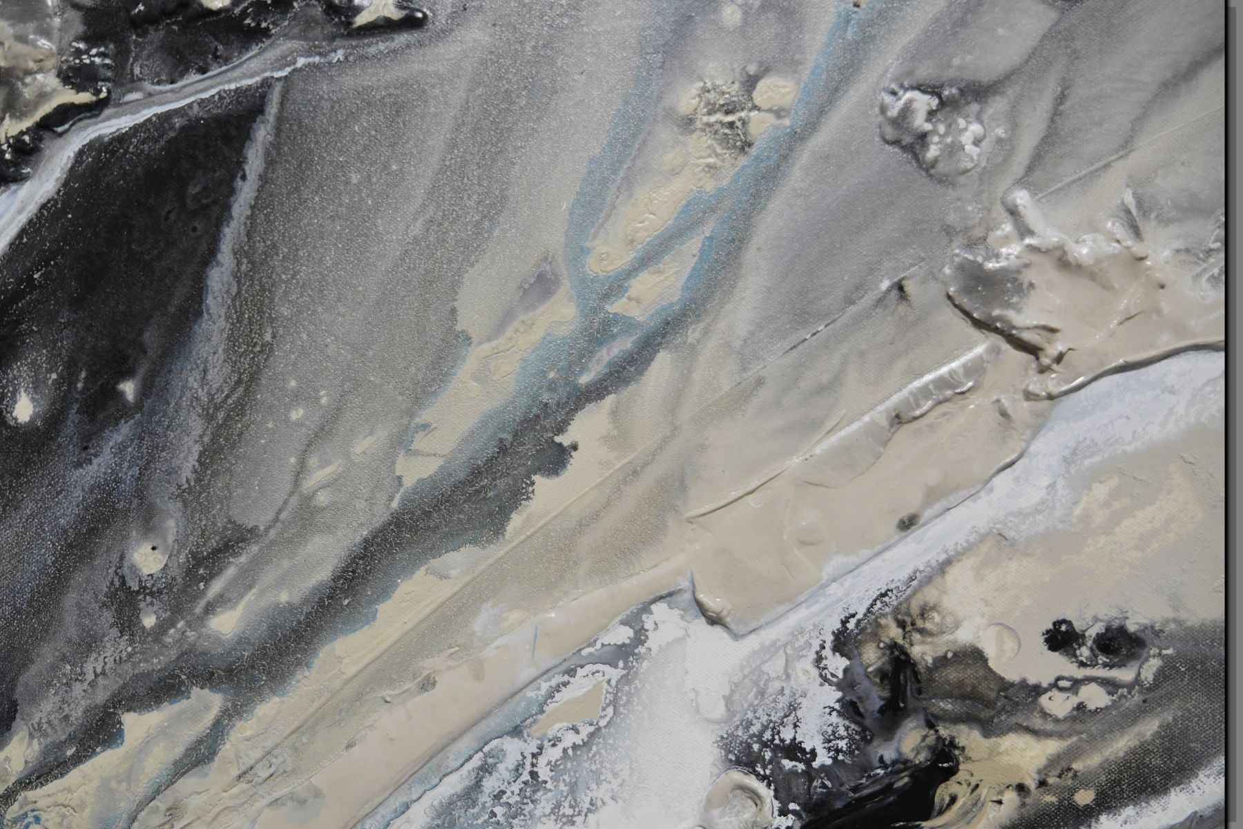 Emergence 240cm x 100cm Textured Abstract Painting (SOLD)