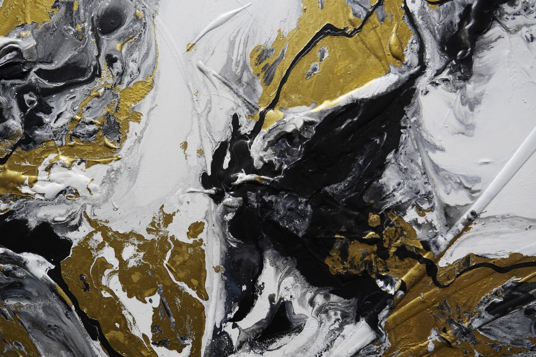 Golden Hedge 160cm x 60cm Textured Abstract Painting