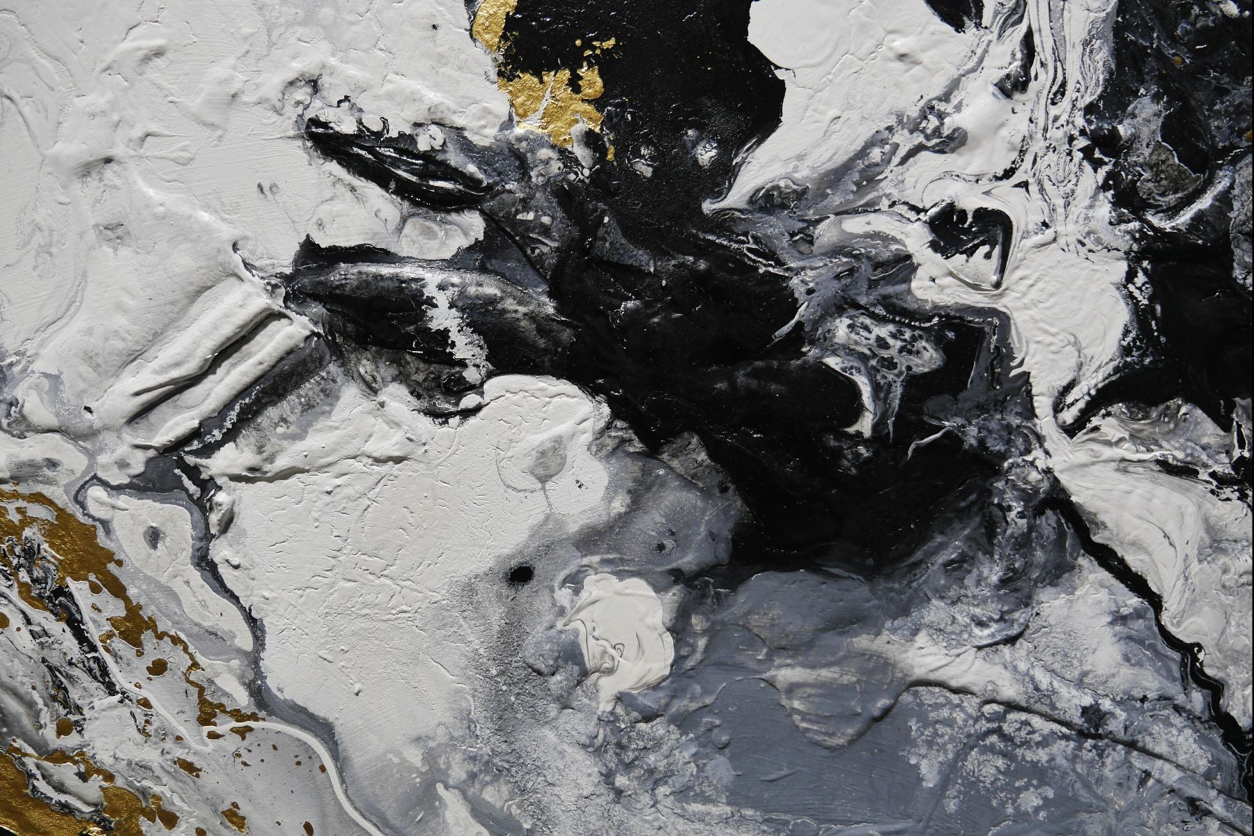 Gold Rush 240cm x 100cm Textured Abstract Painting
