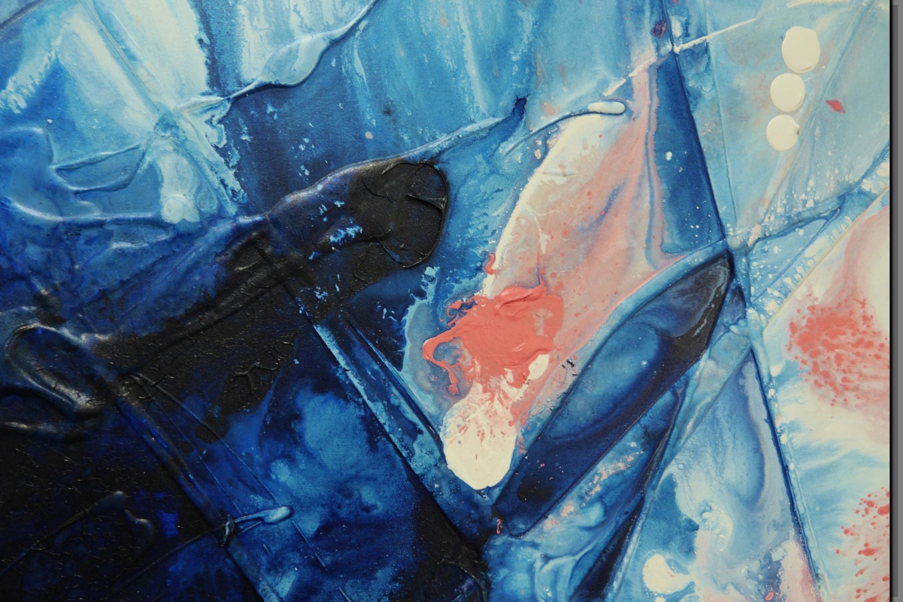 Midnight Magenta 200cm x 80cm Textured Abstract Painting