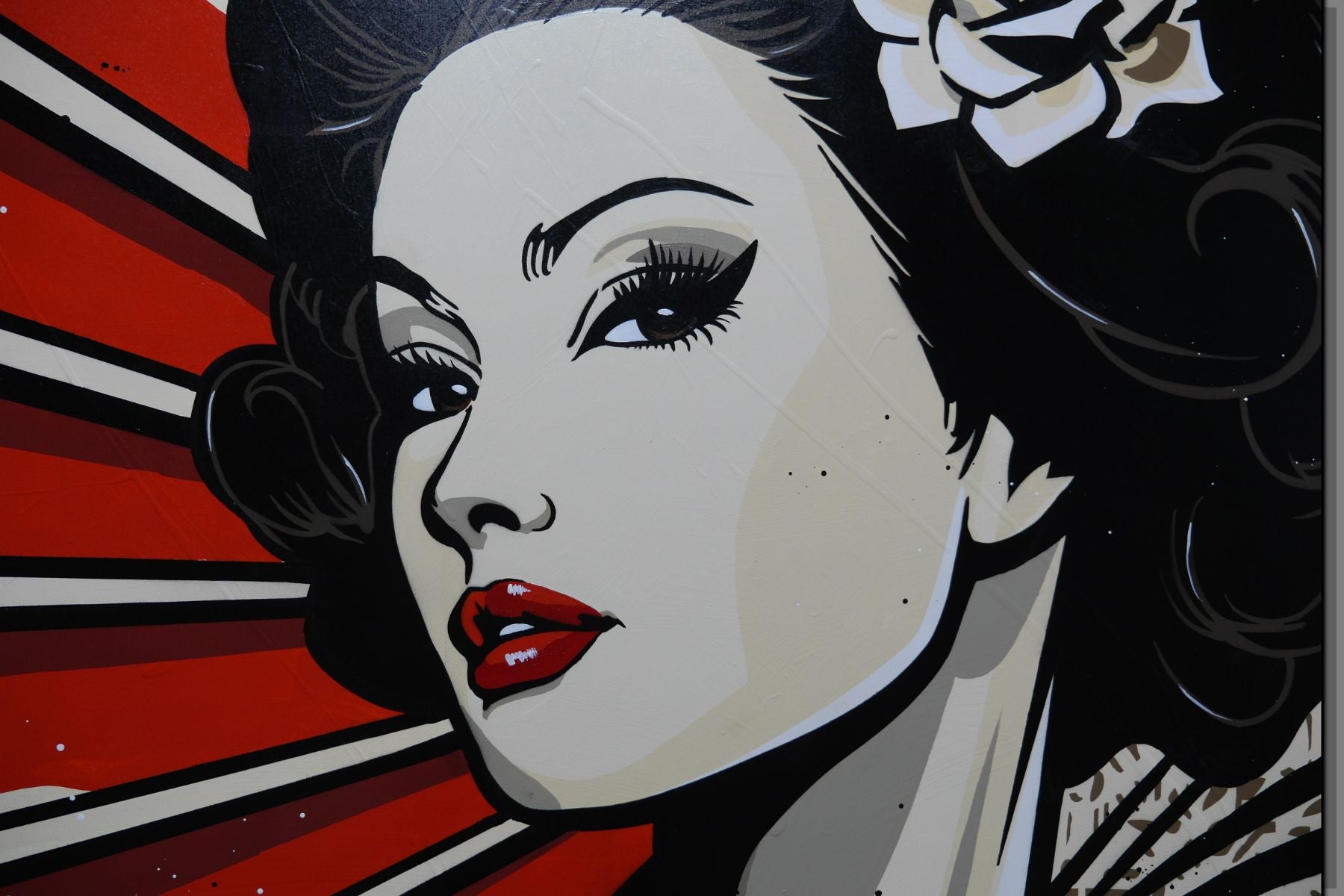 Dreamy Love 190cm x 100cm Classic Pop Art Painting (SOLD)