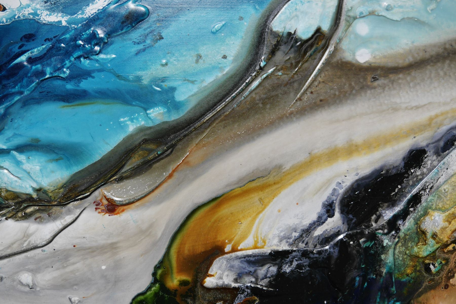 Beauty Potion 240cm x 100cm Textured Abstract Painting (SOLD)