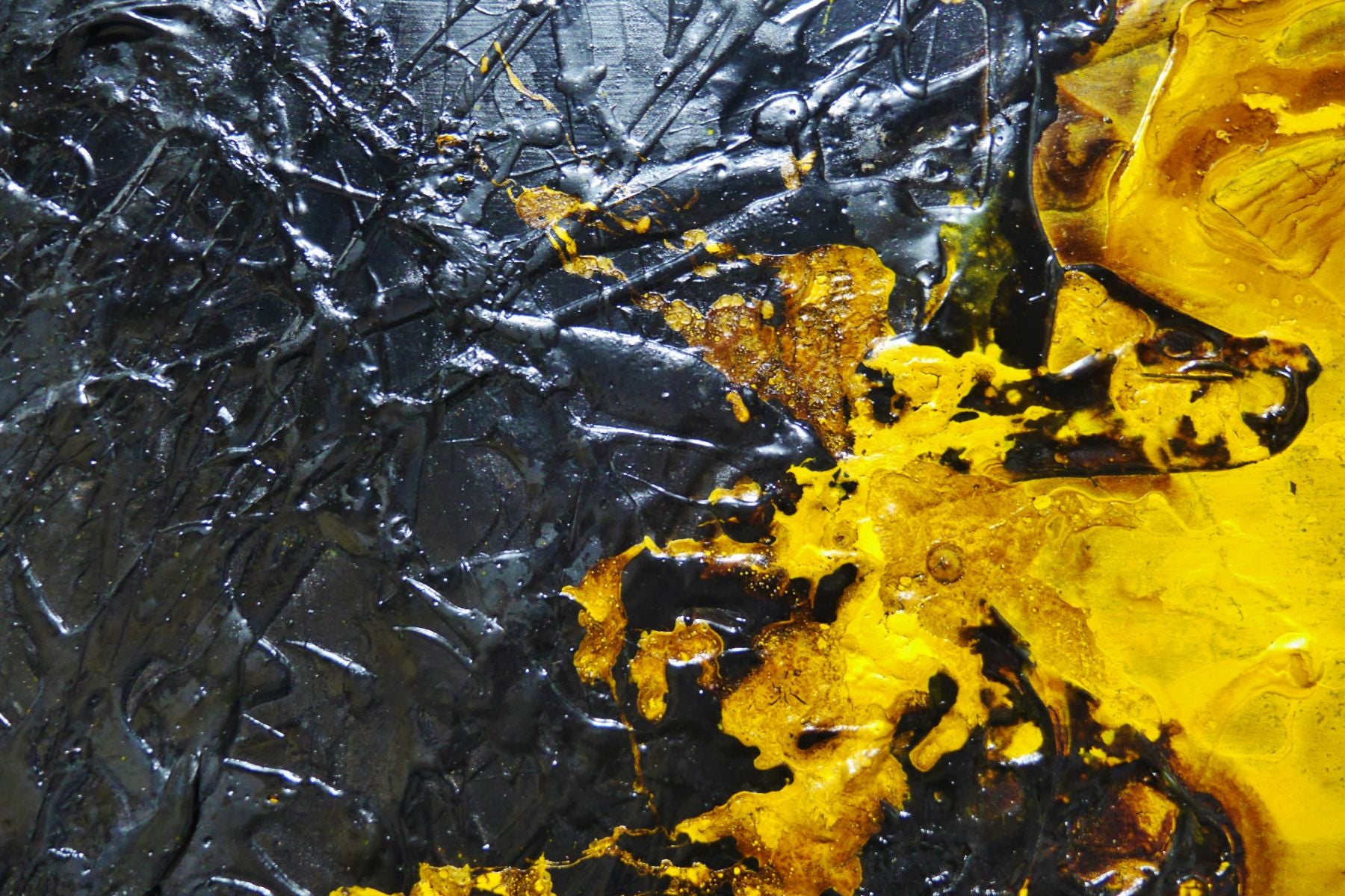 Sunflower and Rust 140cm x 100cm Portrait/Landscape Textured Abstract Painting (SOLD)